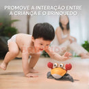 Caranguejo Fujão Interativo com Música, Luz e Movimento
