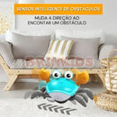 Caranguejo Fujão Interativo com Música, Luz e Movimento