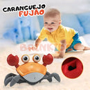 Caranguejo Fujão Interativo com Música, Luz e Movimento