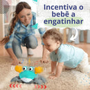 Caranguejo Fujão Interativo com Música, Luz e Movimento