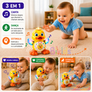 Patinho Infantil 3 em 1 - Canta, dança e  acende Luzes
