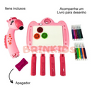 Mesa Mágica Lousa Infantil com Canetinhas – Brinquedo de Desenho