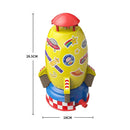 AquaJet Foguete Aspersor Aquático Infantil – Diversão de Verão