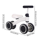 Bicicleta de Equilíbrio Infantil 4 Rodas – Baby Balance Bike 12‑36 meses