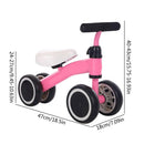 Bicicleta de Equilíbrio Infantil 4 Rodas – Baby Balance Bike 12‑36 meses