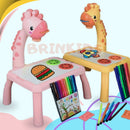 Mesa Mágica Lousa Infantil com Canetinhas – Brinquedo de Desenho
