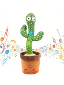Cactus Dançante e falante Infantil com Música e Voz – Brinquedo Interativo