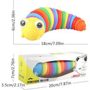 Lagarta Sensorial 3D – Brinquedo Interativo Infantil
